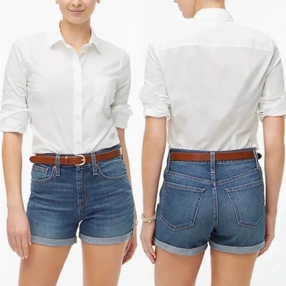 J.Crew Factory Classic Denim Dark Pacific Shorts - Picture 2 of 6